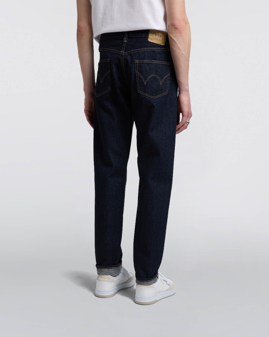 Regular Tapered Kurabo 14oz Rinsed (recycle Denim, Red Selvage) (Edwin)