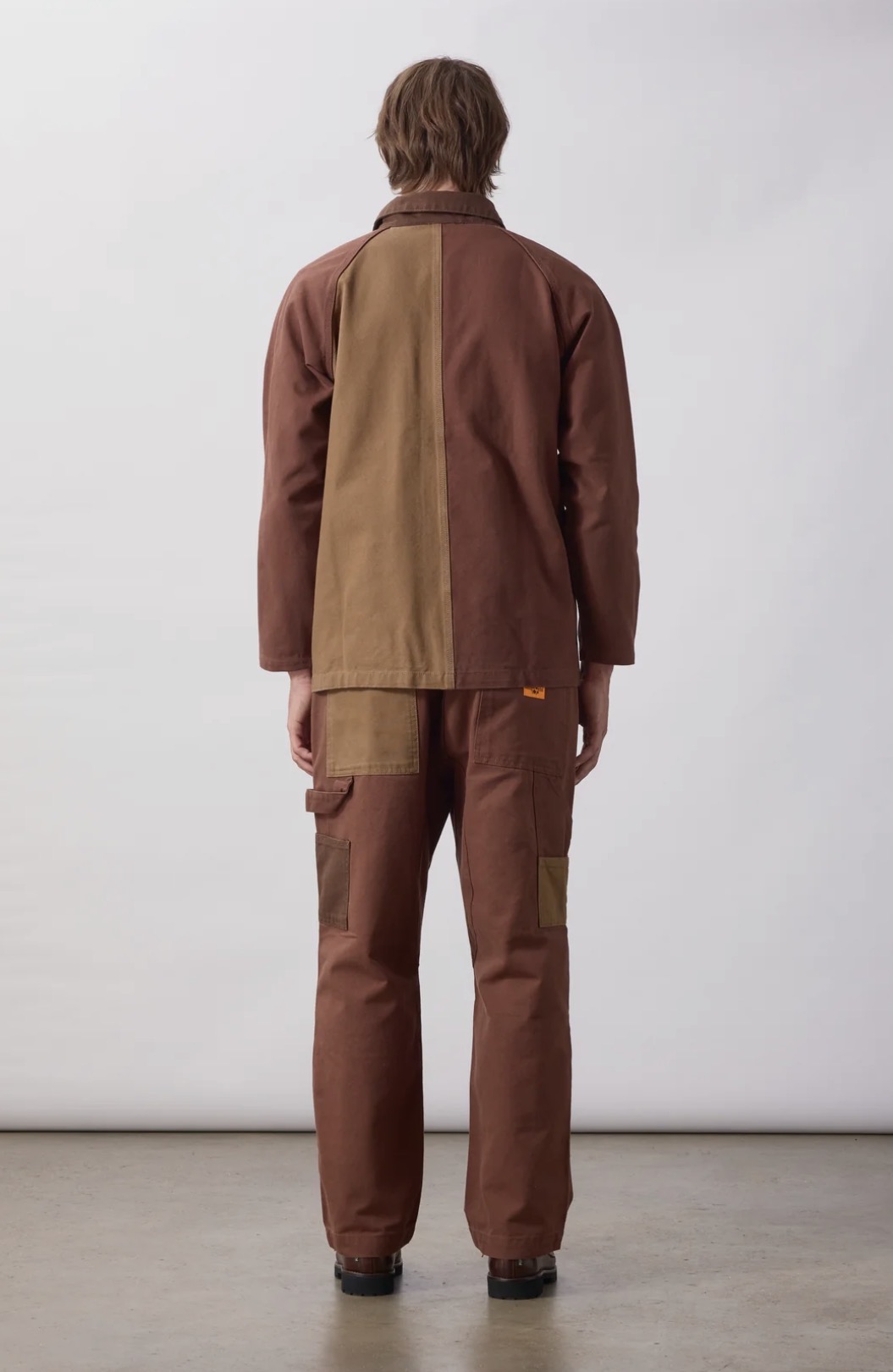 Patchwork Utility Chef Pants BROWN (Service Works)