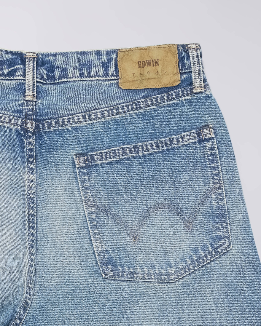 Loose Fit Light used washed Kaihara 13,5oz (pure Indigo Rainbow Selvage)