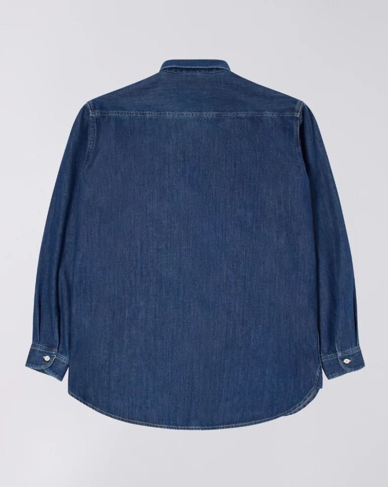 Work Shirt Denim 7oz Blue dark used (Edwin)