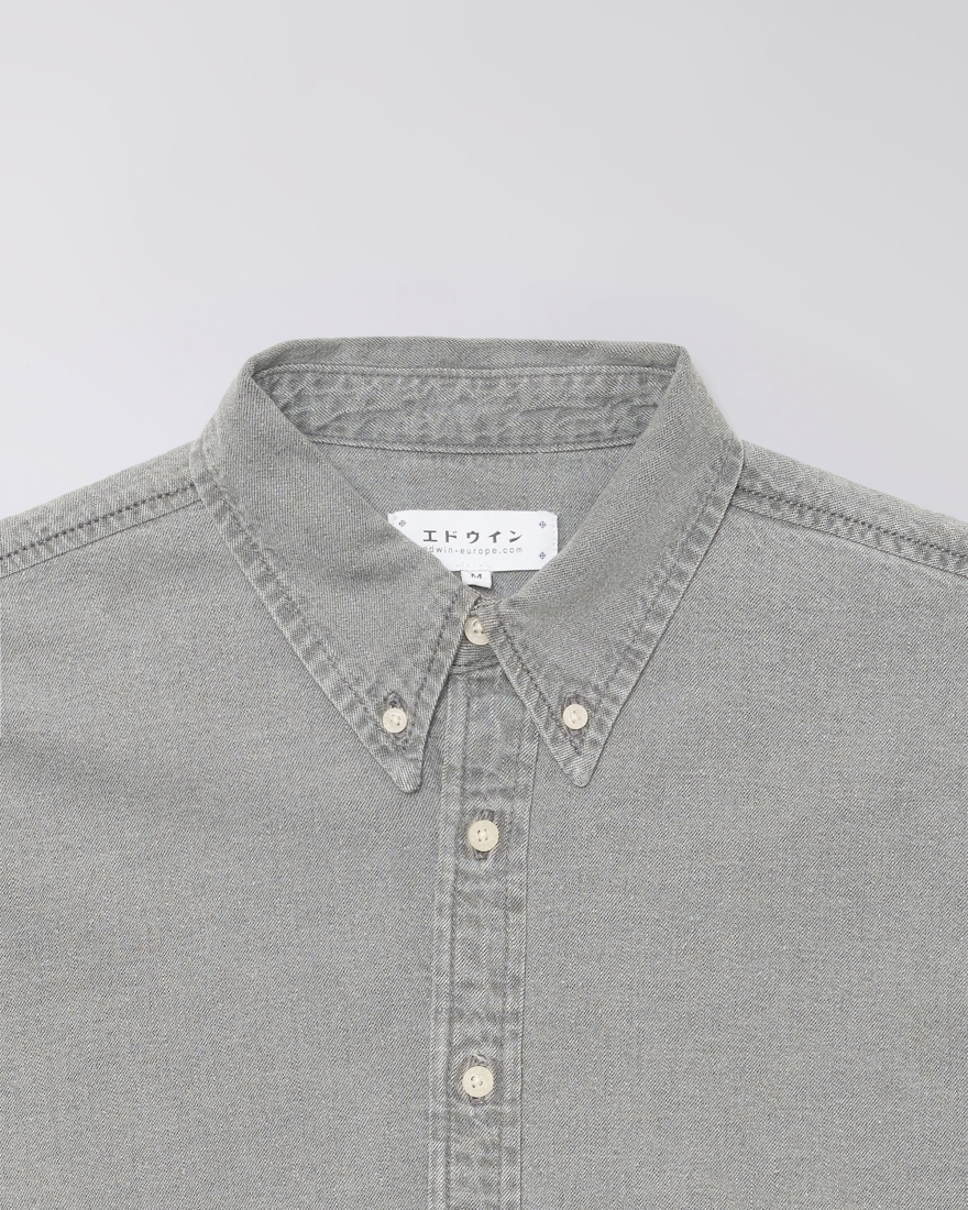 Arlo Shirt washed Black Denim (EDWIN)