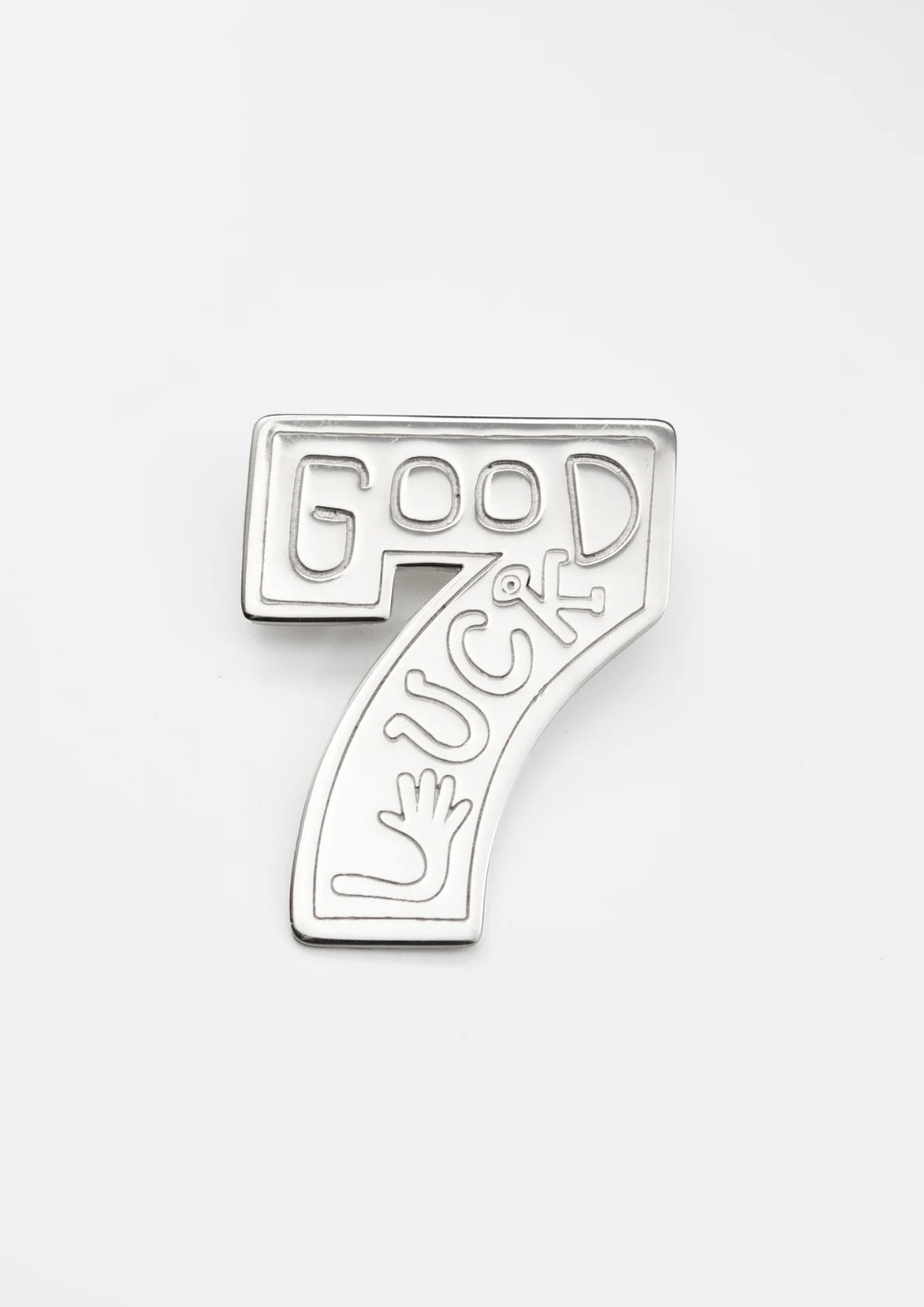 Lucky Number Seven Pin 925er (OP Jewellery)