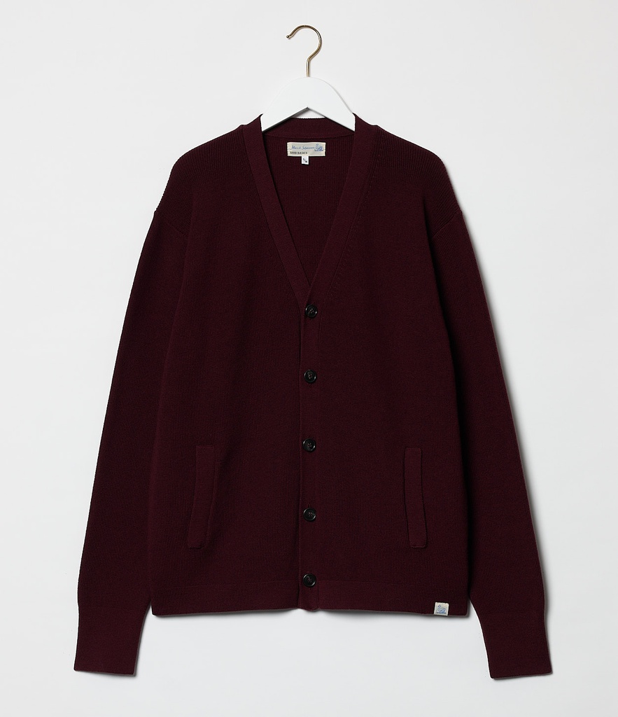 Cardigan relaxed Fit burgundy