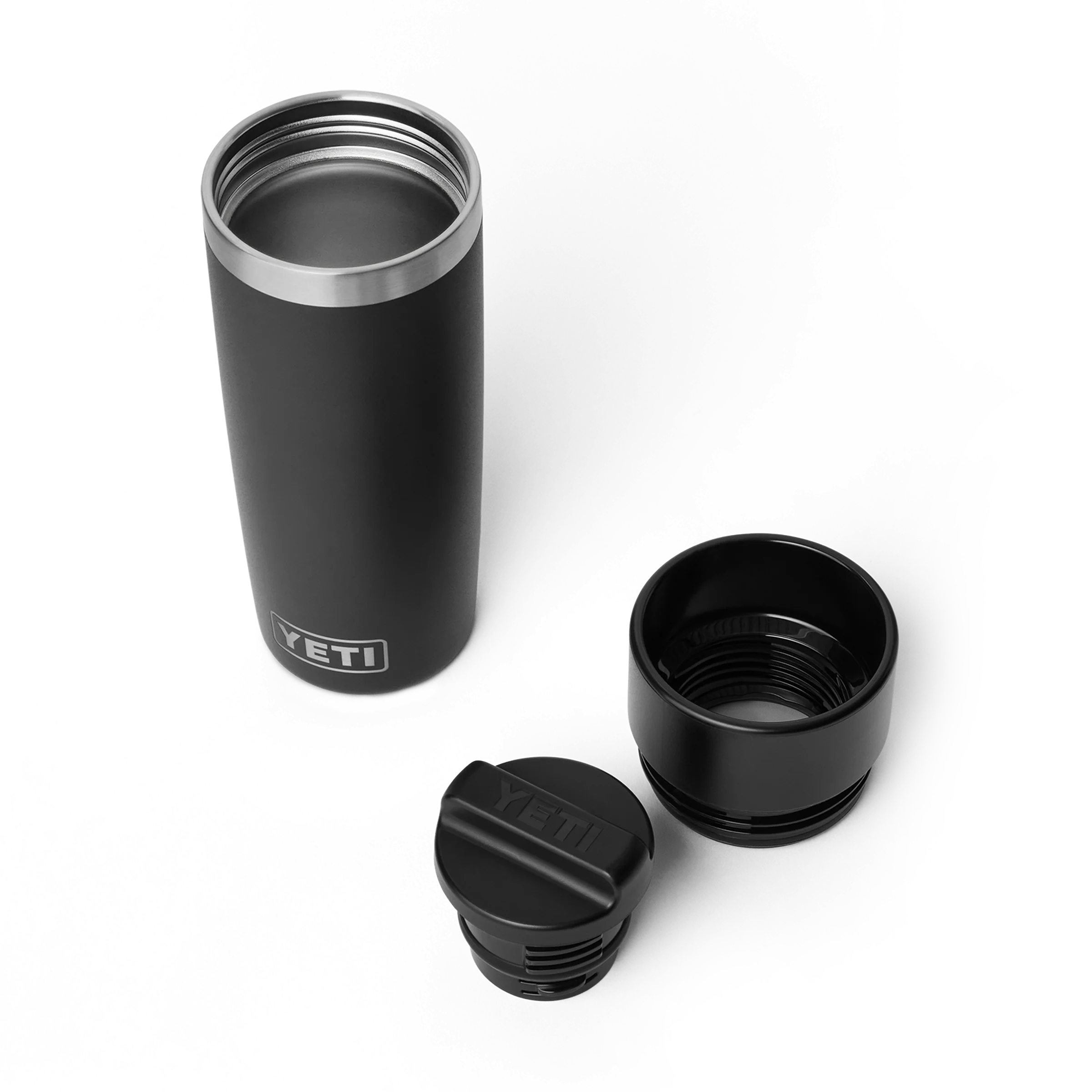 Travel Bottle Rambler 16oz Schwarz (YETI)