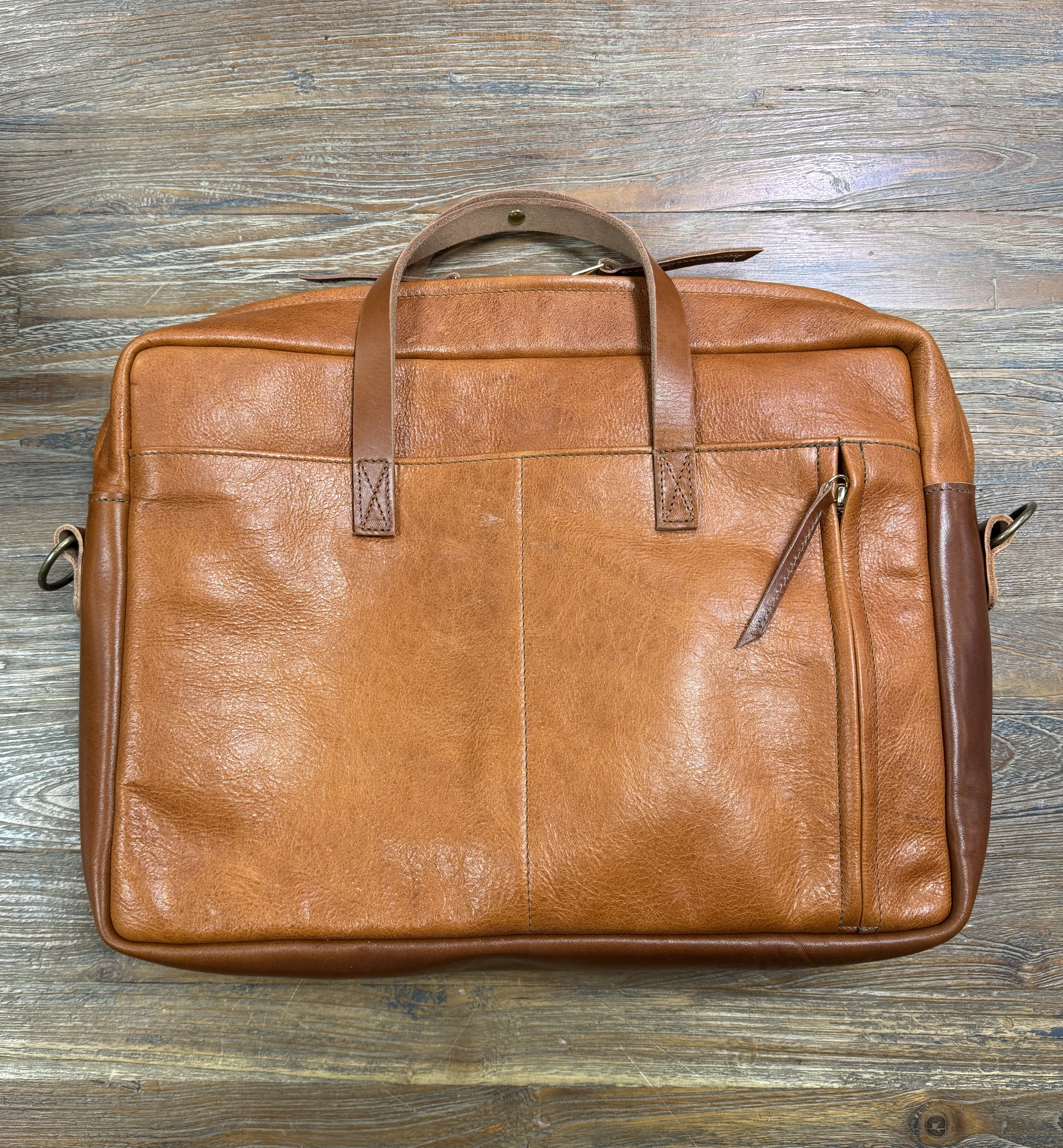 Kuriertasche Leder „Nichtraucher“ COCNAC (Kalos and Sons)