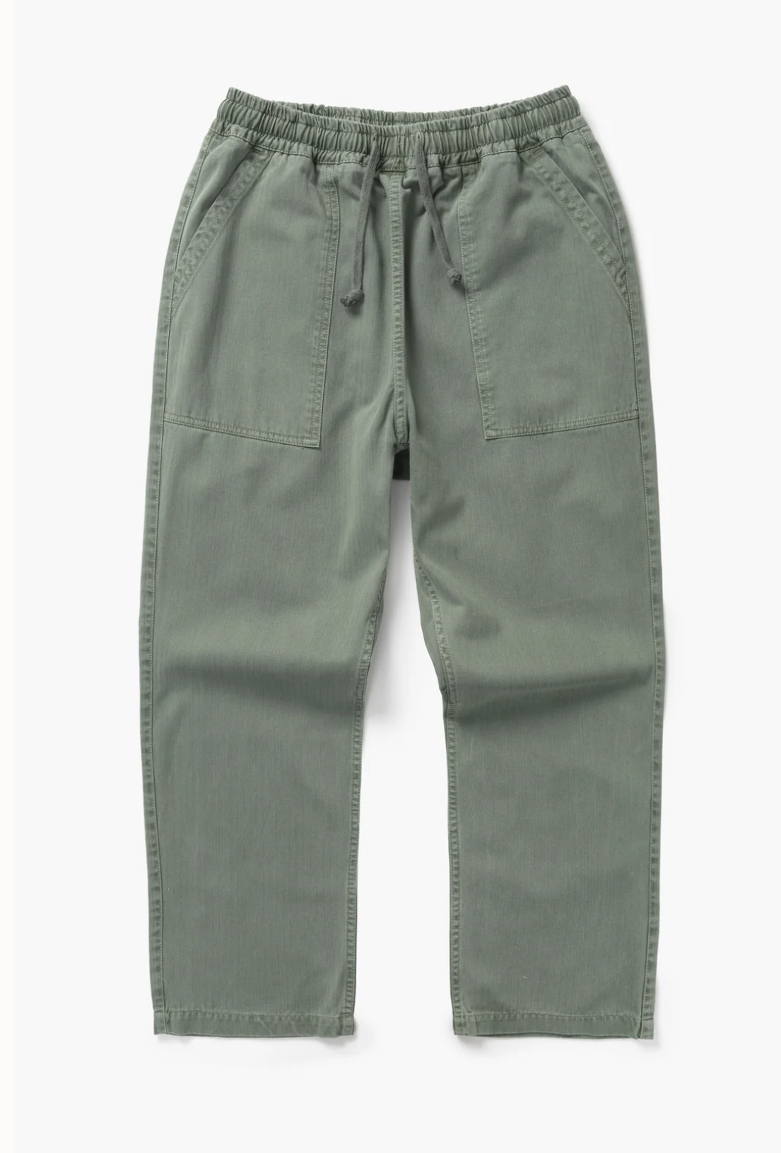 Pigment Herringbone Chef Pants OLIVE (Service Works)