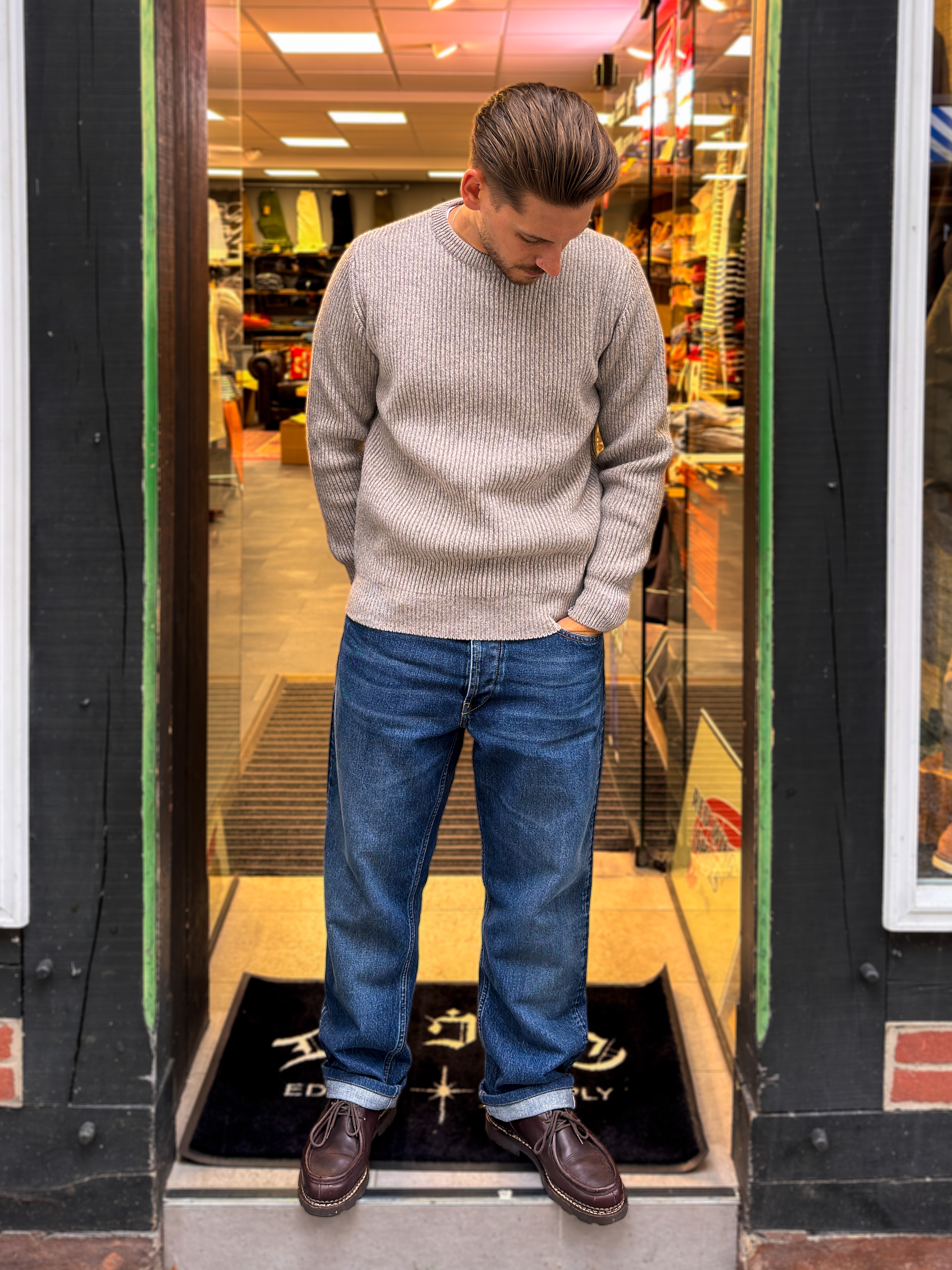 Crewneck Strickpullover Mouline (MAGLIFICIO GRP) 