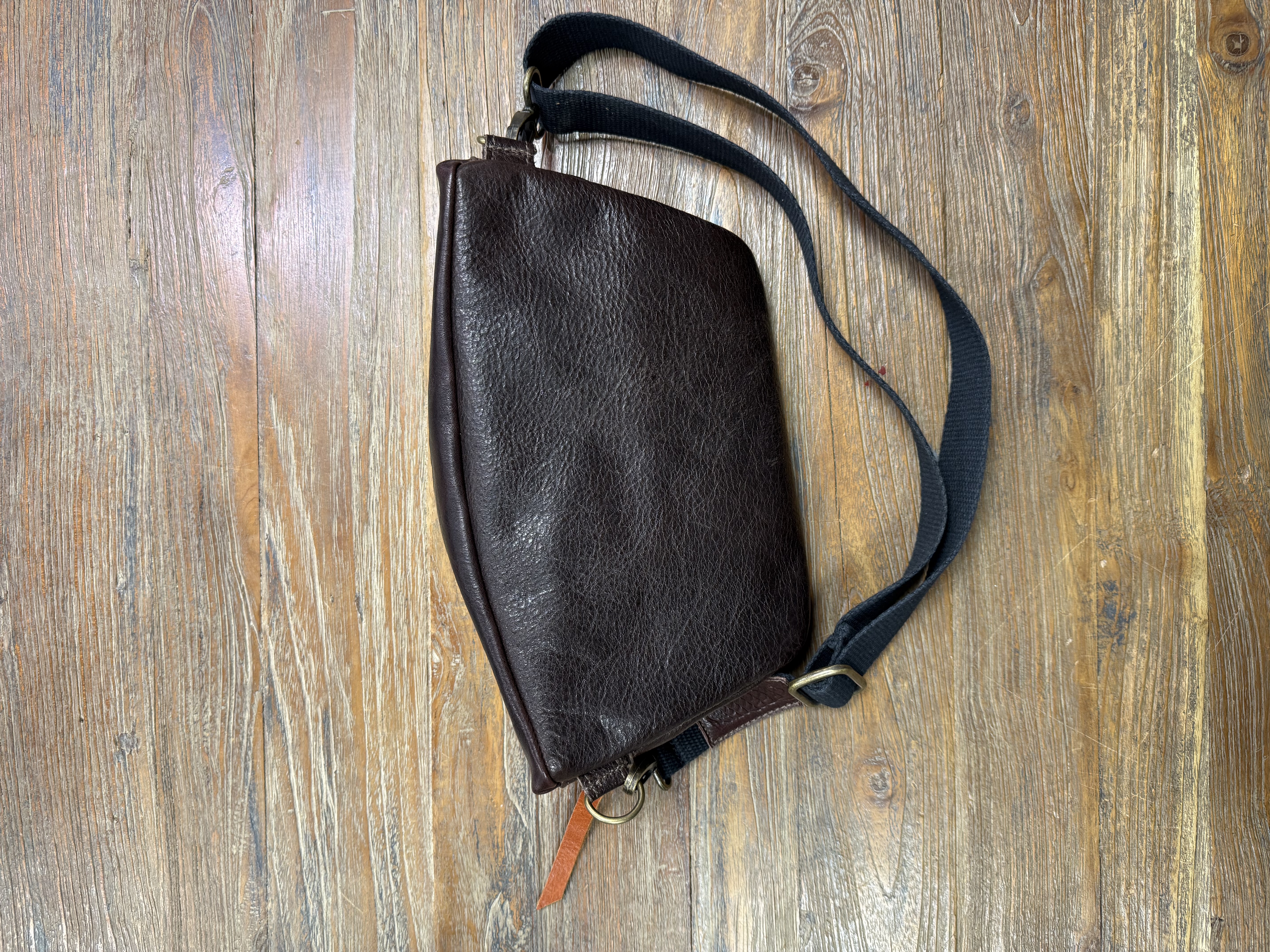 Bauchtasche Naturleder CHOCOLATE (Kalos and Sons)