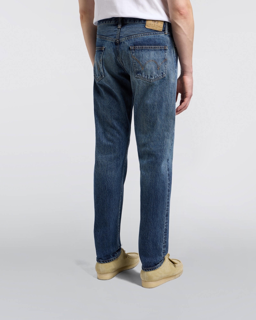 Regular Tapered Dark Used Kurabo 14oz (recycle Denim, Red Selvage) (Edwin)