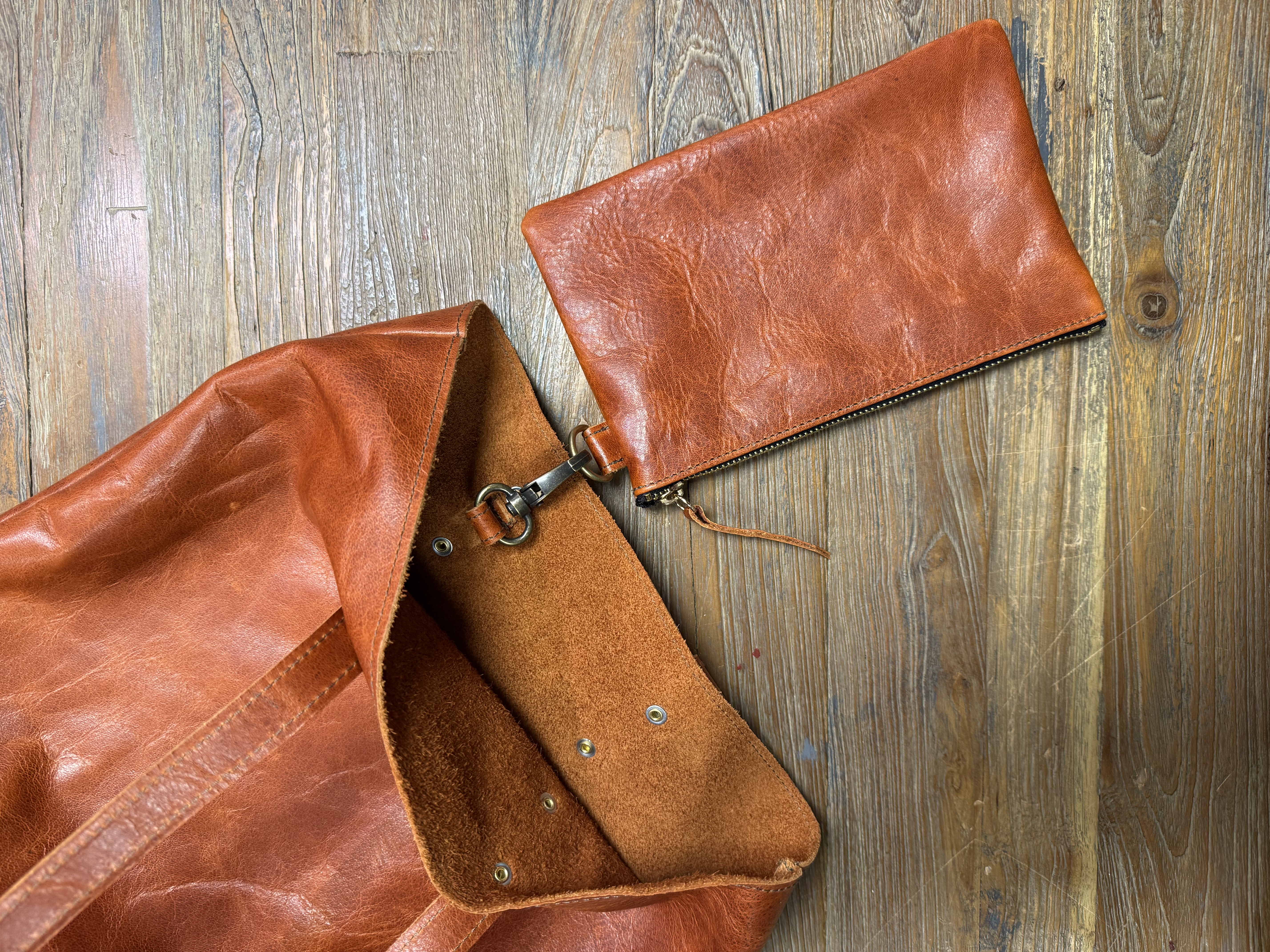 Shopper Bag ROAMERS COGNAC (Kalos and Sons)