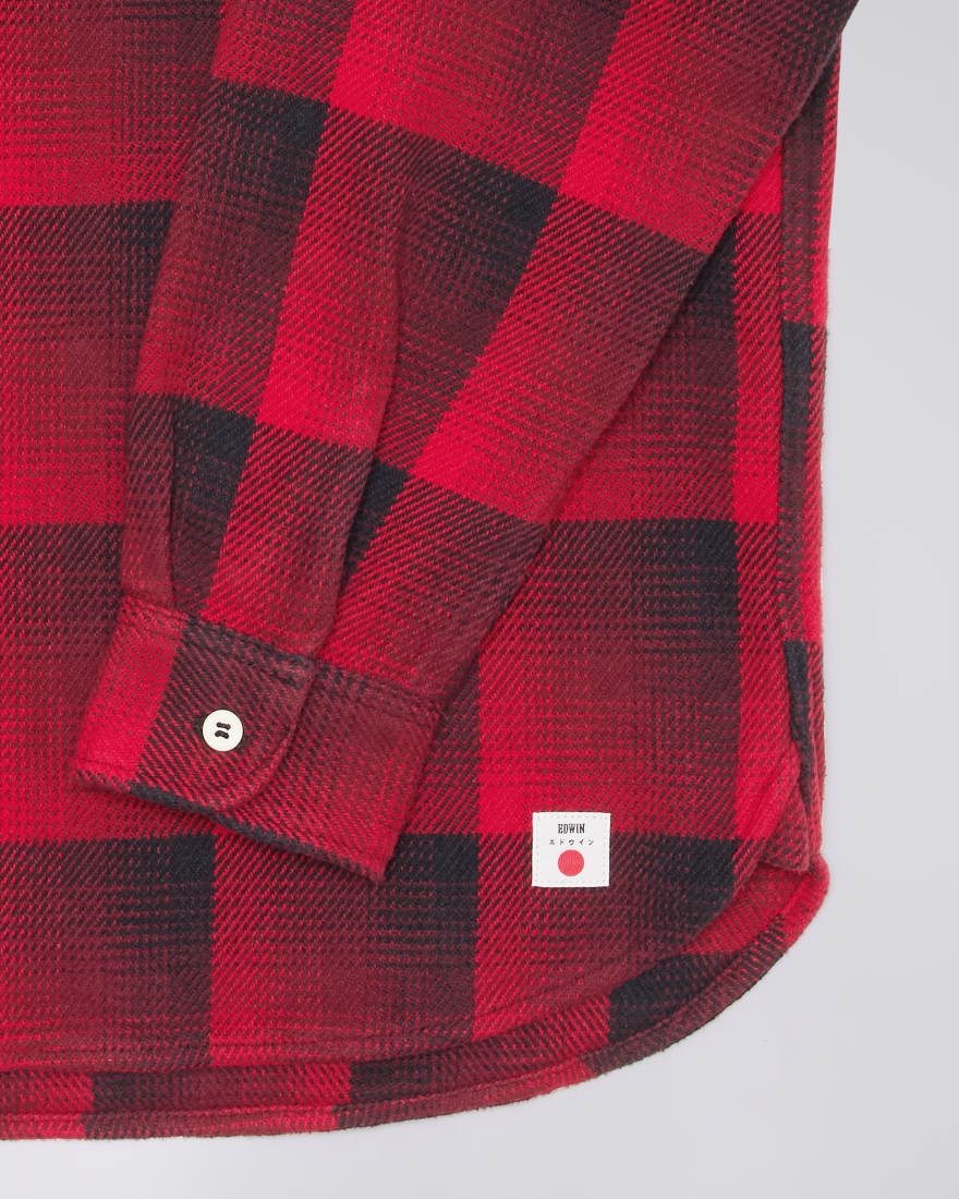 Flannel Work Shirt RED (EDWIN)