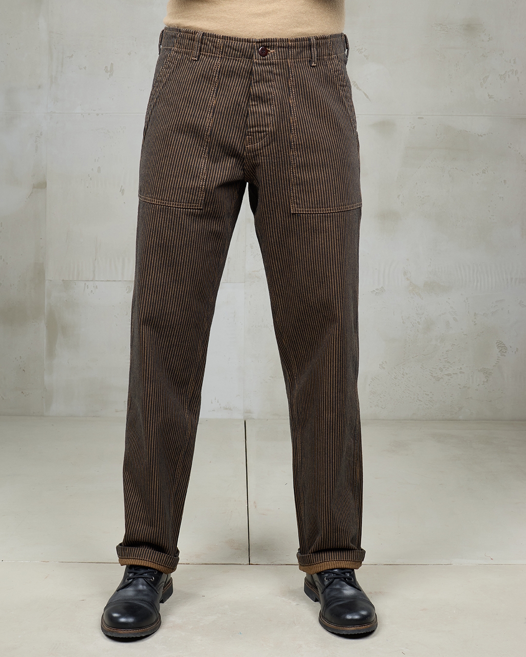 1962 OG-107 Pant Hickory Stripe Brown (Pike Brothers)