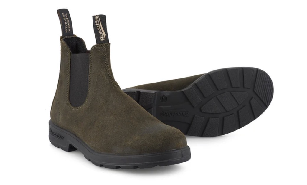 Blundstone 1615 Dark Olive Suede (Blundstone)