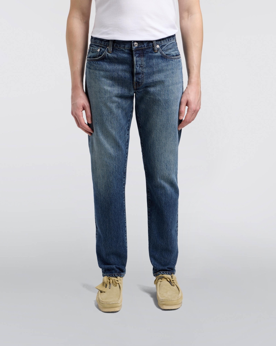 Regular Tapered Dark Used Kurabo 14oz (recycle Denim, Red Selvage) (Edwin)
