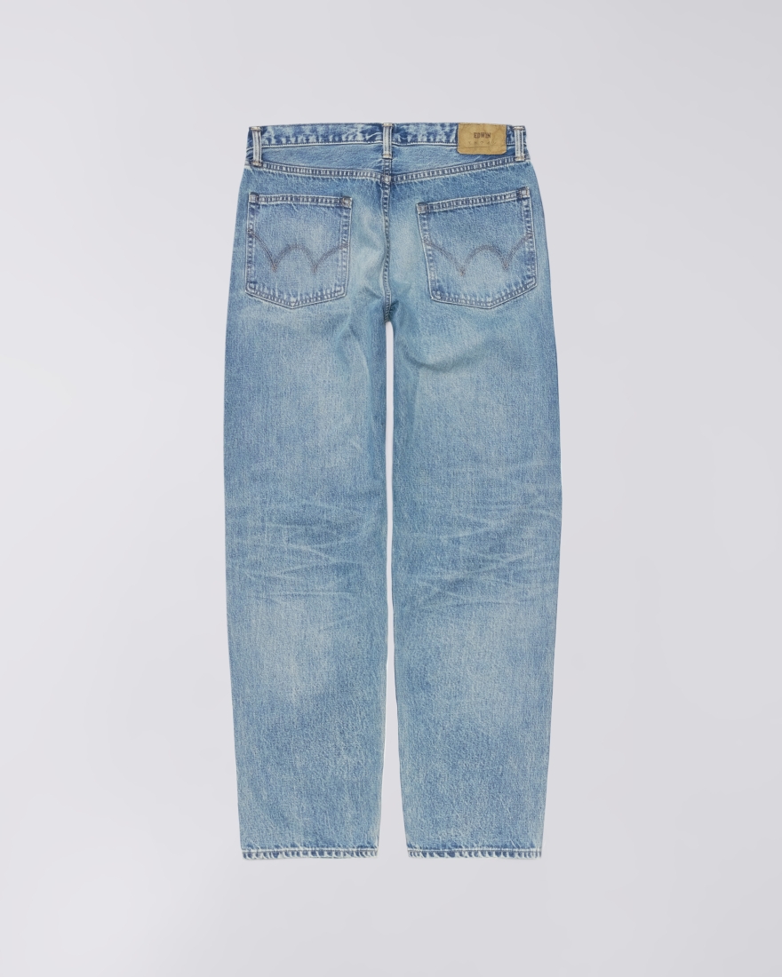 Loose Fit Light used washed Kaihara 13,5oz (pure Indigo Rainbow Selvage)