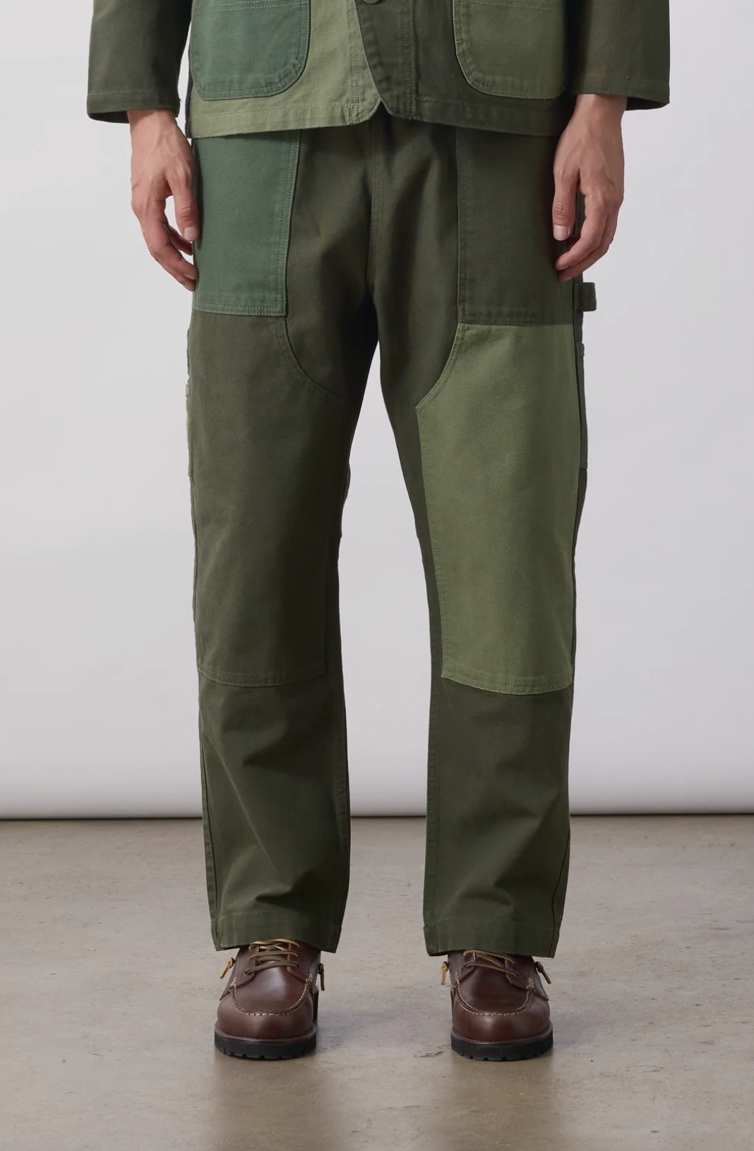 Patchwork Utility Chef Pants GREEN (Service Works)
