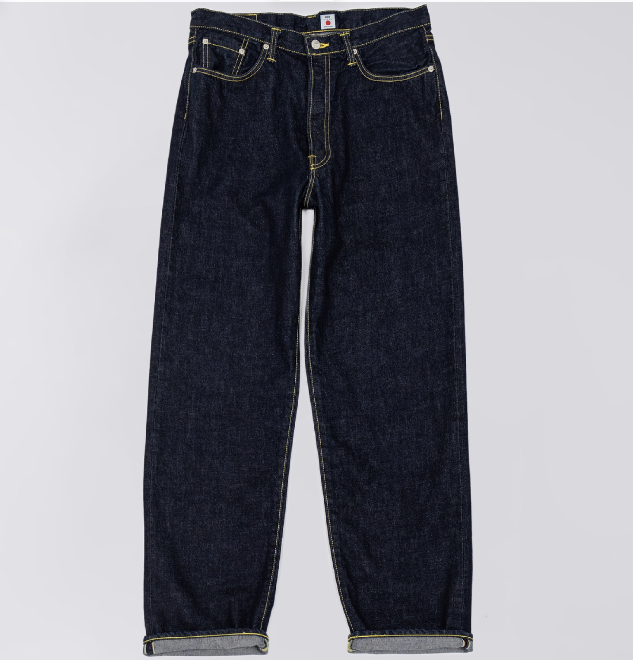 Loose Fit EDWIN X SPIEWAK rinsed Kaihara 13,5oz (Pure Indigo Rainbow Selvage)