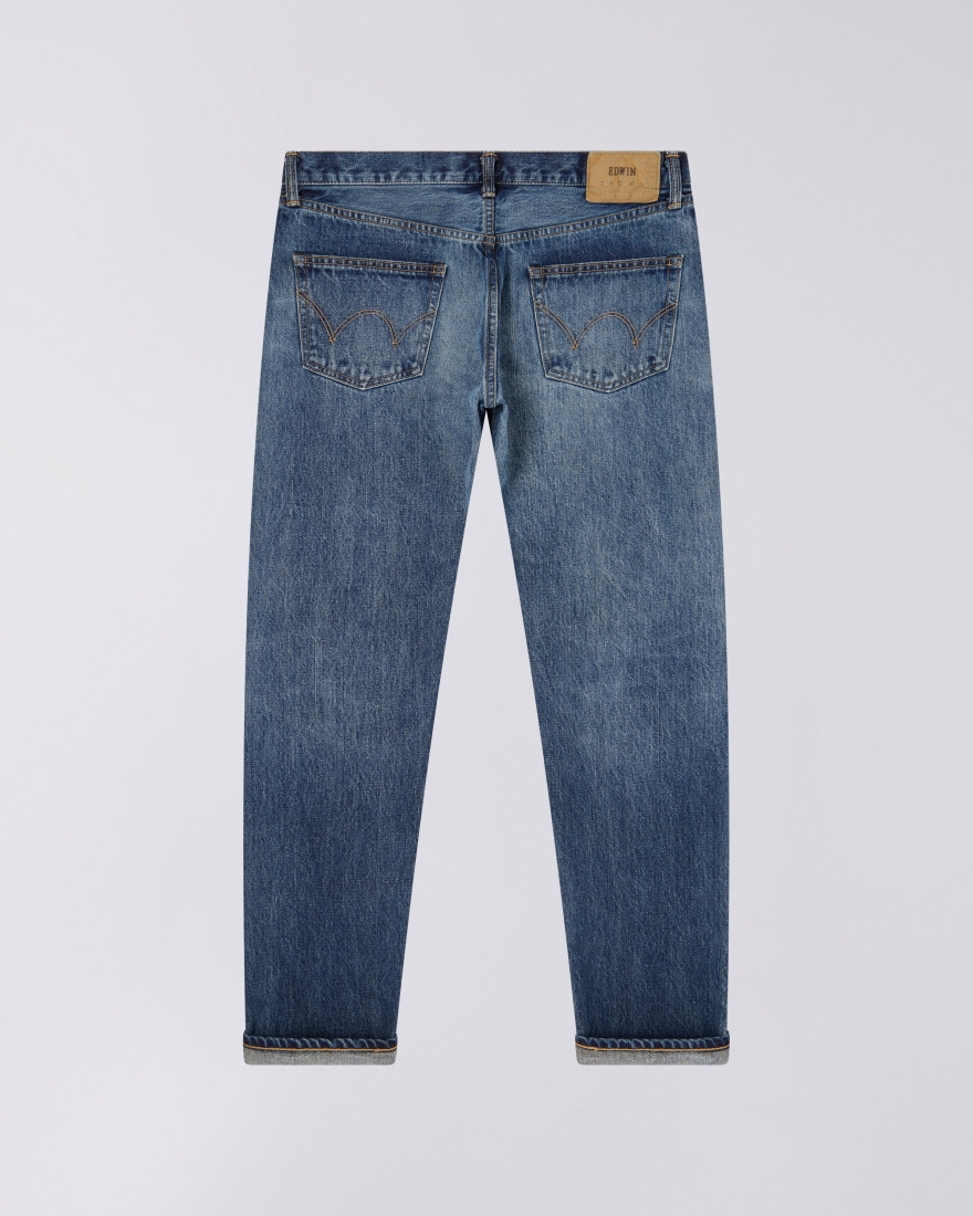 Regular Tapered Dark Used Kurabo 14oz (recycle Denim, Red Selvage) (Edwin)