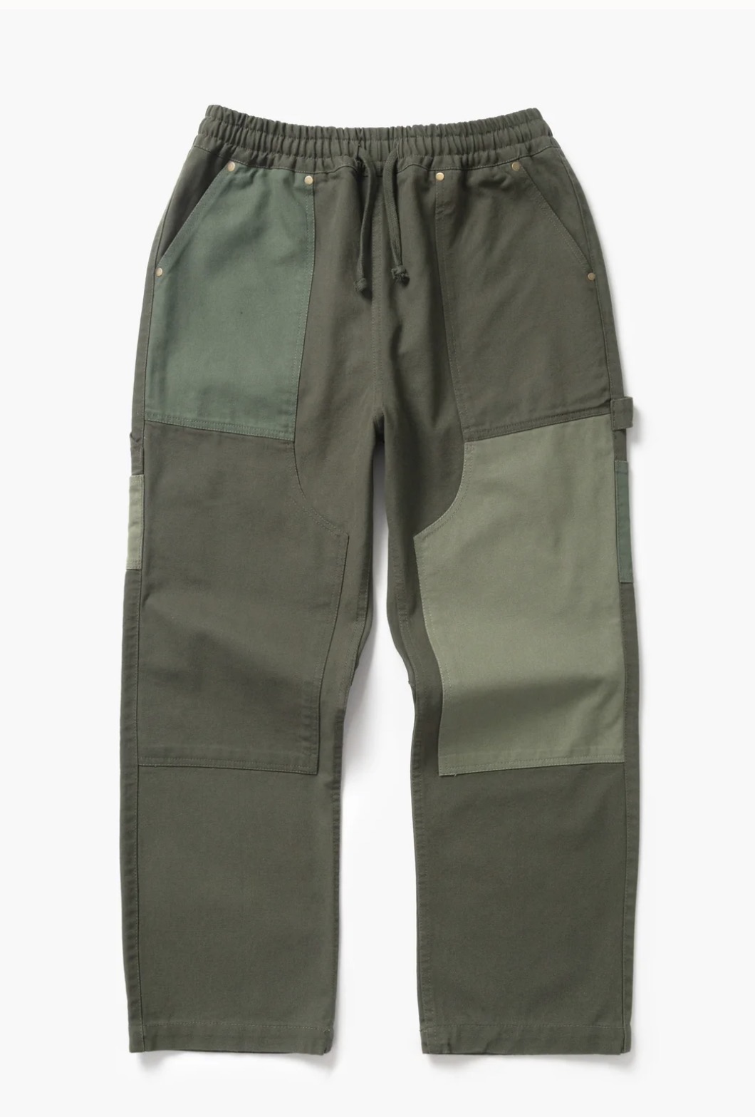 Patchwork Utility Chef Pants GREEN (Service Works)