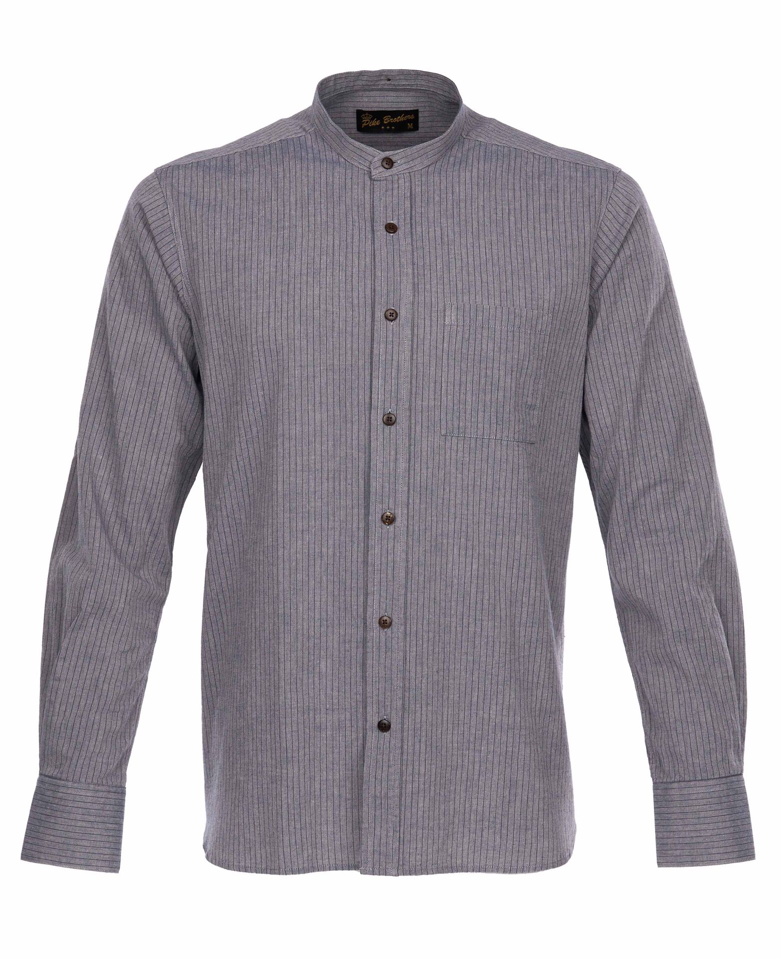 1923 Buccanoy Shirt grey striped (Pike Brothers)
