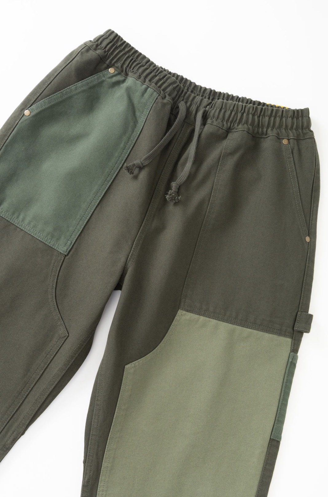 Patchwork Utility Chef Pants GREEN (Service Works)