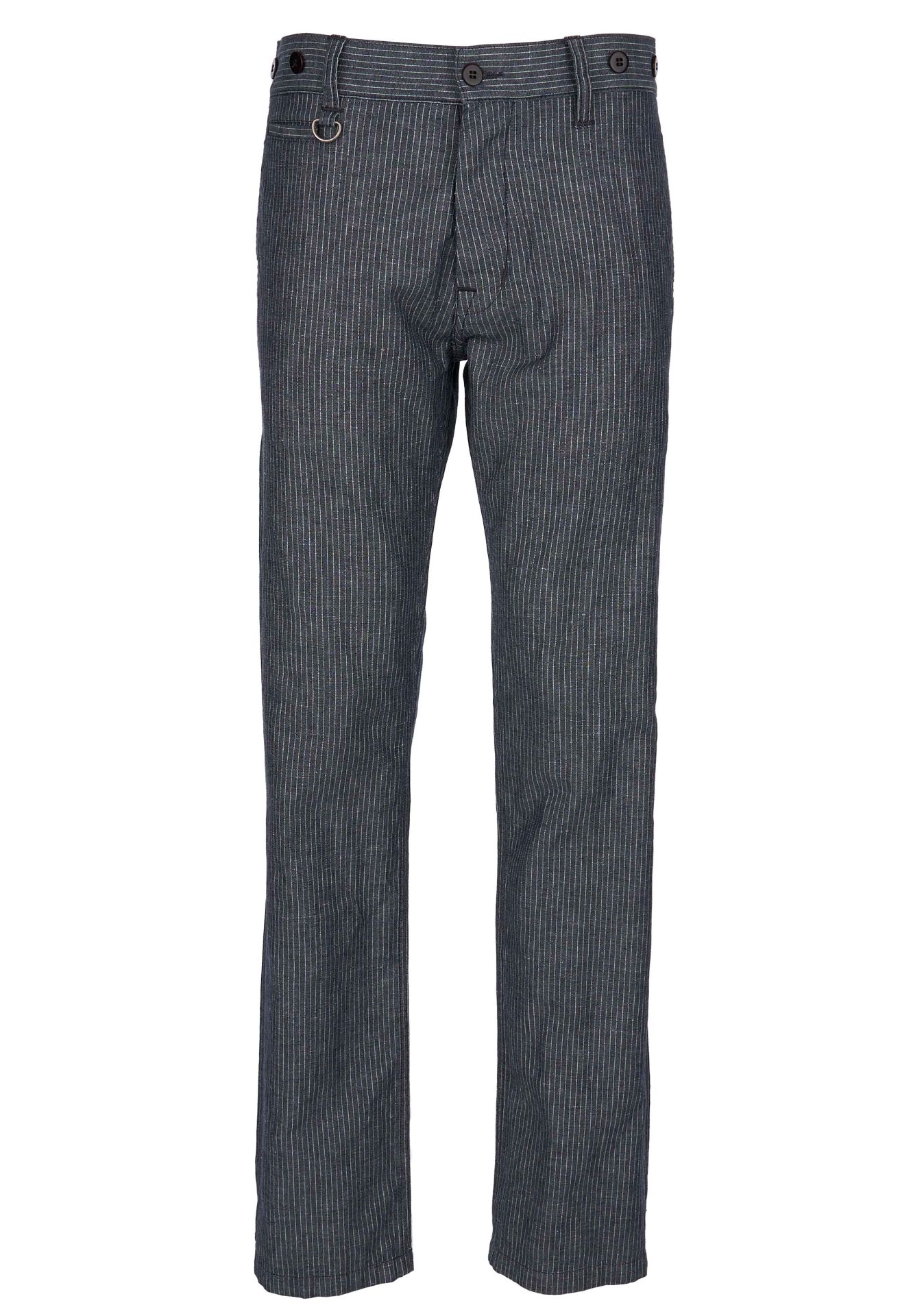 1942 Hunting Pant grey striped linen (Pike Brothers)