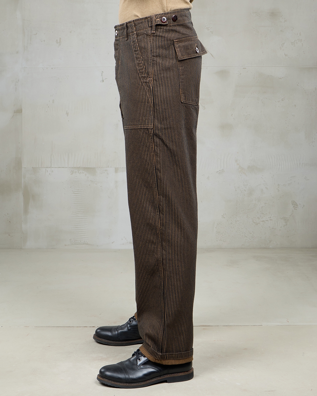 1962 OG-107 Pant Hickory Stripe Brown (Pike Brothers)