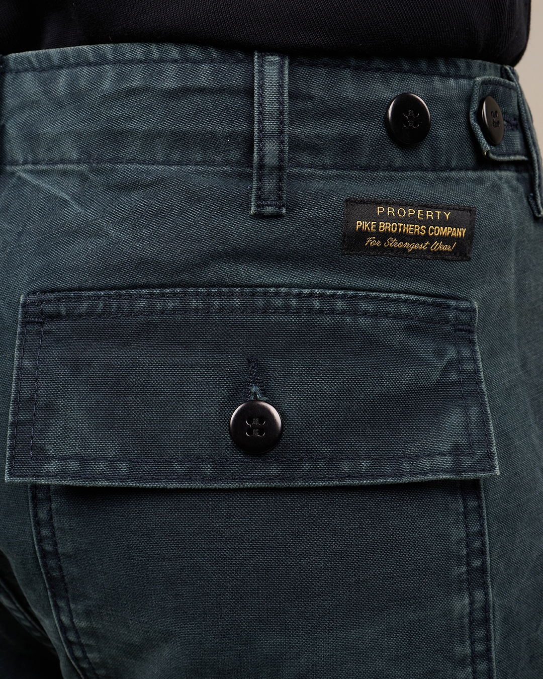 1962 OG-107 Pant Grease Black (Pike Brothers)
