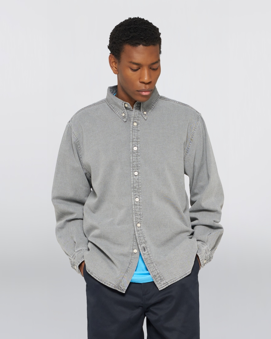 Arlo Shirt washed Black Denim (EDWIN)