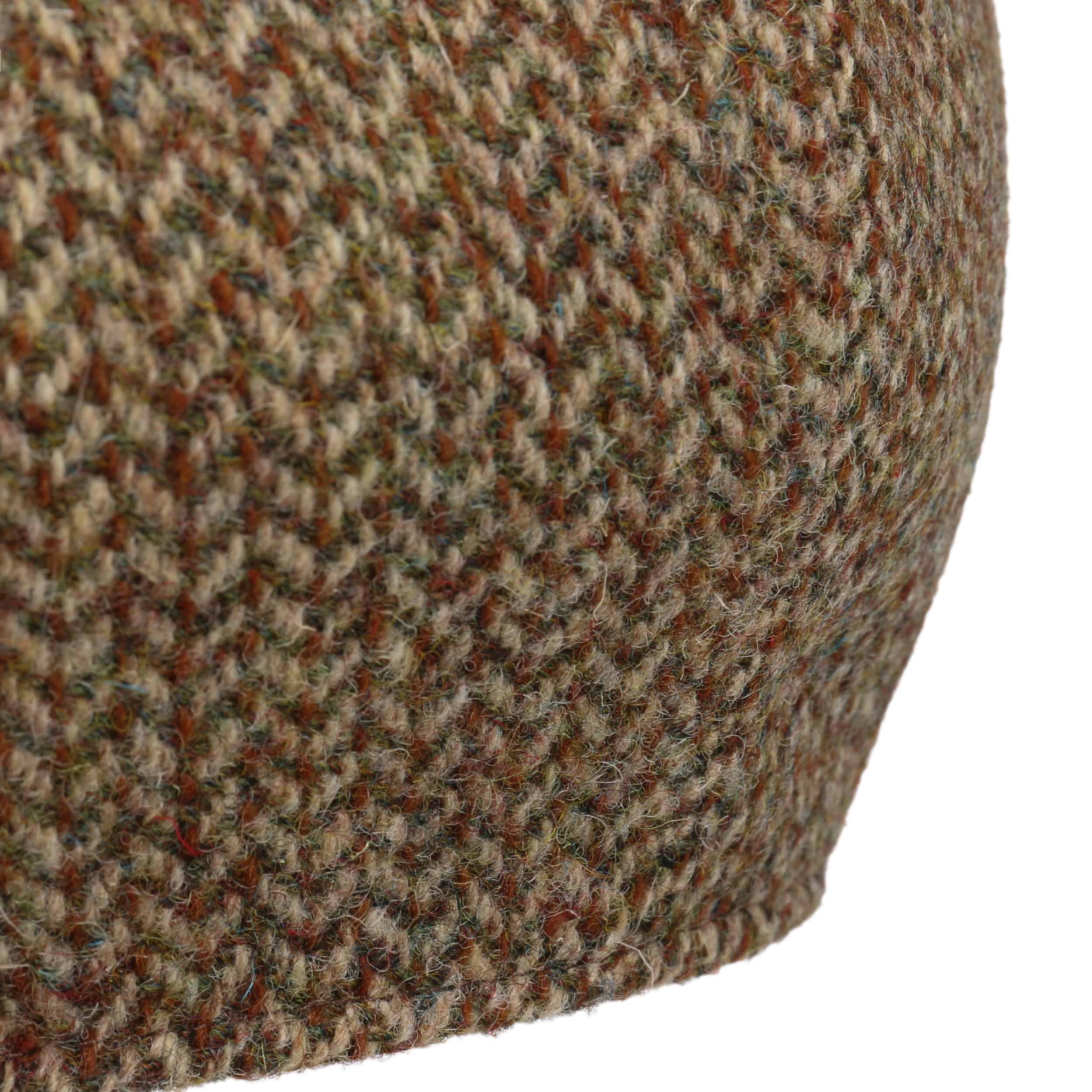 8-Panel Cap Harrisa Tweed Braun (Stetson) 0804