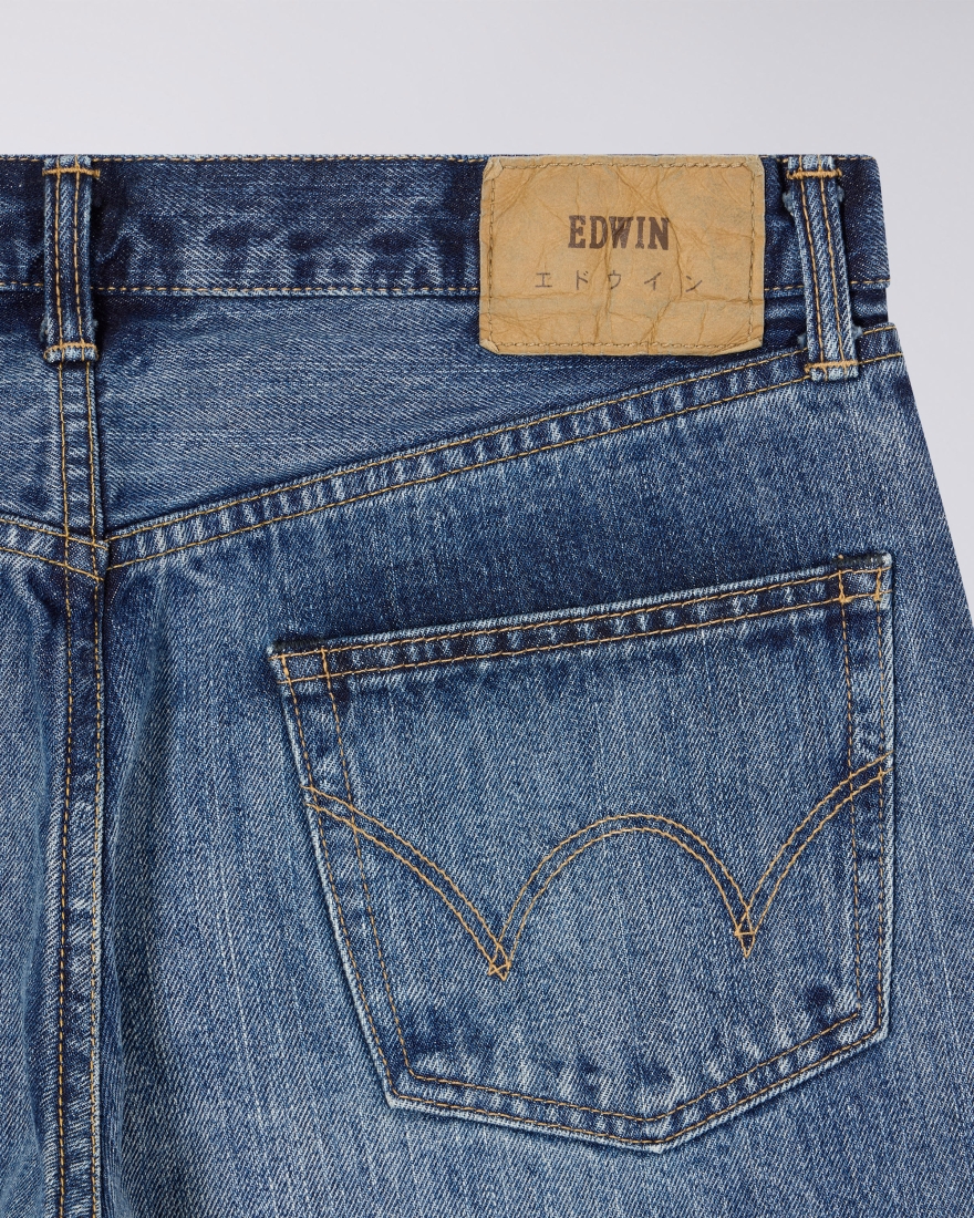 Regular Tapered Dark Used Kurabo 14oz (recycle Denim, Red Selvage) (Edwin)