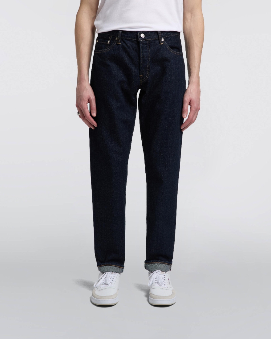 Regular Tapered Kurabo 14oz Rinsed (recycle Denim, Red Selvage) (Edwin)