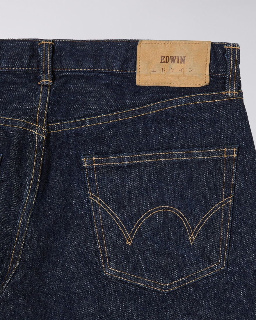 Regular Tapered Kurabo 14oz Rinsed (recycle Denim, Red Selvage) (Edwin)