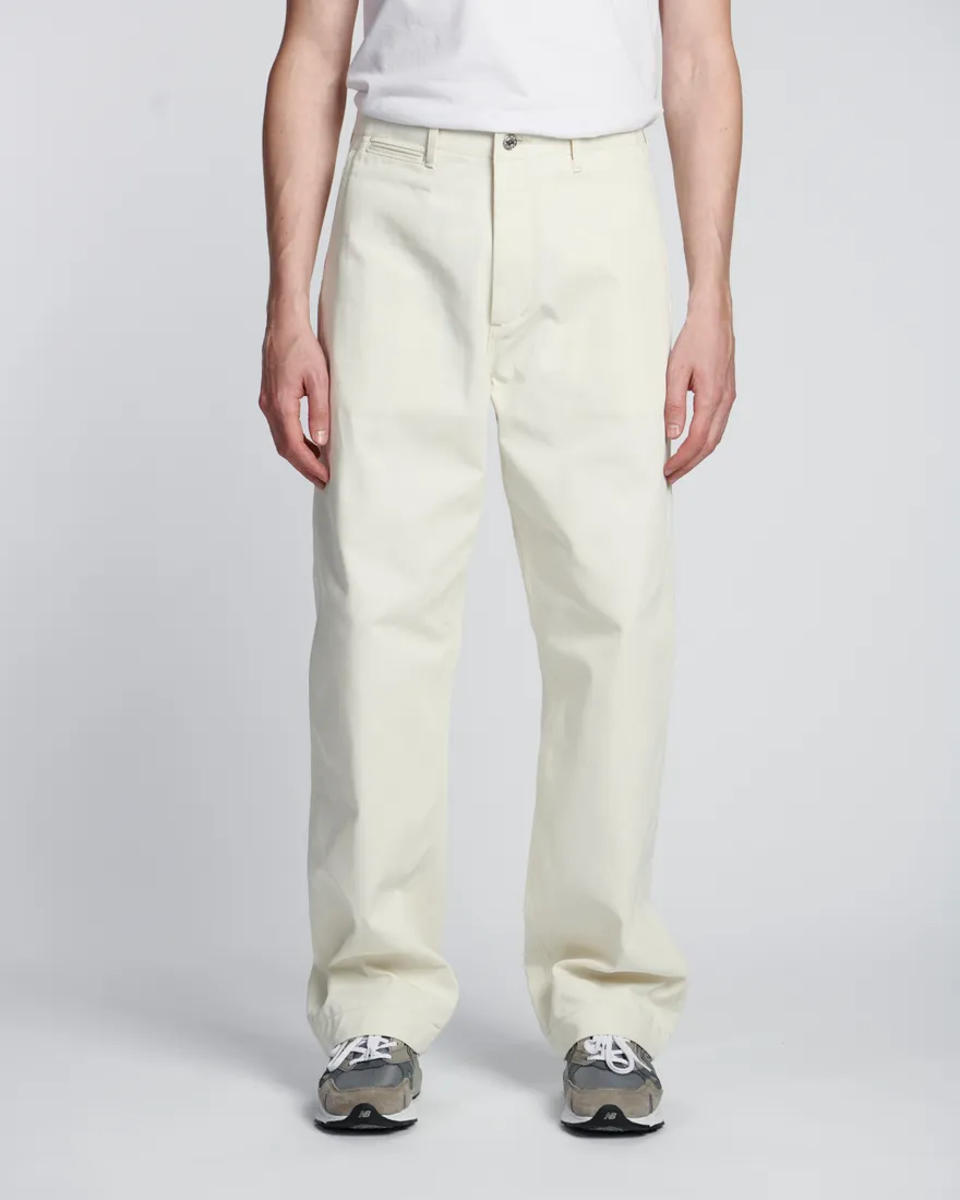 Wide Trousers Natural