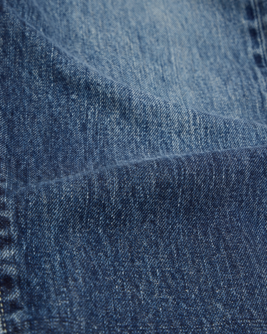 Regular Tapered Dark Used Kurabo 14oz (recycle Denim, Red Selvage) (Edwin)
